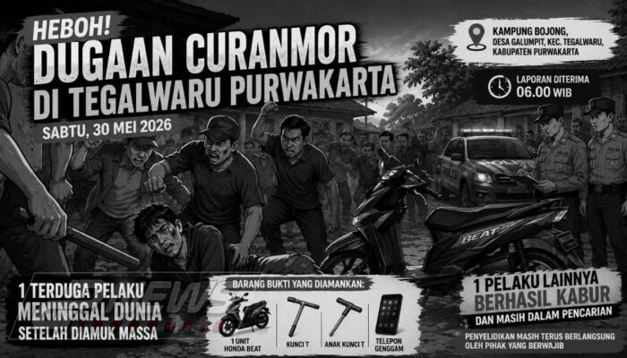 Dugaan Curanmor Di Tegalwaru Purwakarta, Satu Orang Meninggal Dunia, Polisi Dalami Seluruh Fakta