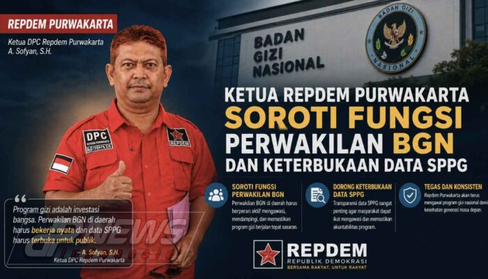 Repdem Purwakarta Soroti Fungsi Perwakilan BGN dan Keterbukaan Data SPPG