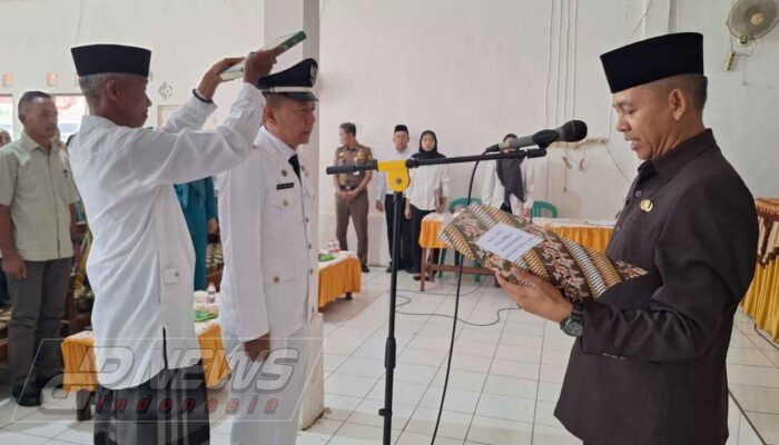 Elin Purna Tugas, Camat Mande Titip Pesan ke PJS Kades Ciandam