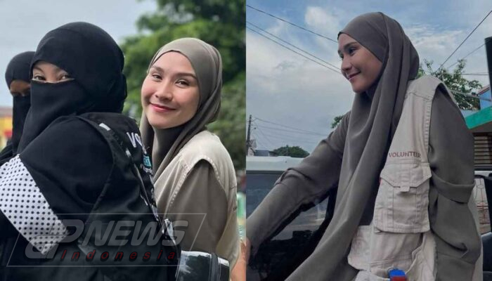 Zaskia Adya Mecca Turun ke Lokasi Aksi Mahasiswa di Bundaran HI, Sediakan Bantuan Medis dan Posko Makanan
