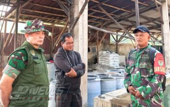 Satgas Citarum Harum Sektor 6 Sidak Pabrik Pupuk Cair di Hegarmanah, Tidak Ada Ruang Bagi Pencemar Sungai