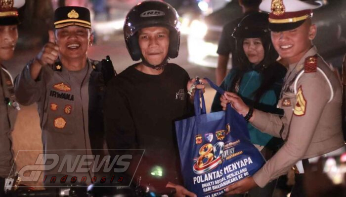 Sambut Hari Bhayangkara ke-80, Polres Cianjur Tindak 58 Kendaraan Berknalpot Brong dan Beri Apresiasi Pengendara Tertib