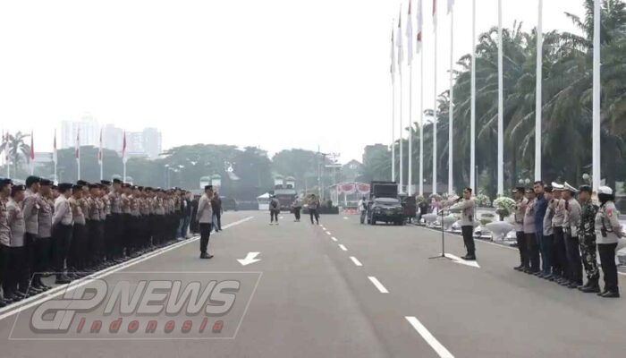 Ribuan Personel TNI-Polri Dikerahkan Amankan Kawasan Senayan Jelang Aksi Mahasiswa