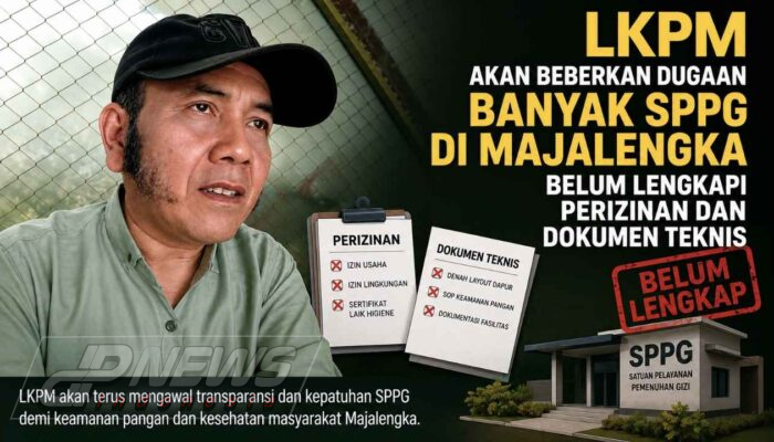 LKPM Temukan Indikasi SPPG MBG di Majalengka Belum Lengkapi Dokumen Teknis dan Perizinan
