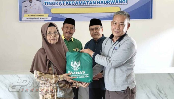 Peduli Korban Bencana, BAZNAS Cianjur Distribusikan 192 Paket Sembako ke Dua Kecamatan Terdampak
