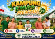 Kampung Emas Mentari Resmi Diluncurkan, Puskesmas Sukanagalih Perkuat Kolaborasi Wujudkan Generasi Sehat