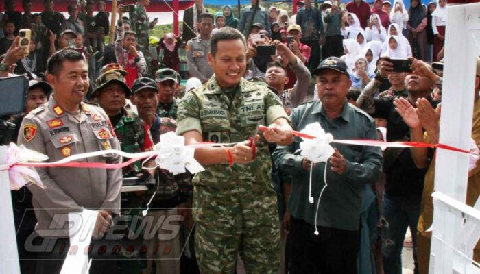 Dandim Cianjur Resmikan Jembatan Garuda, Perkuat Konektivitas dan Perekonomian Dua Desa di Cibinong