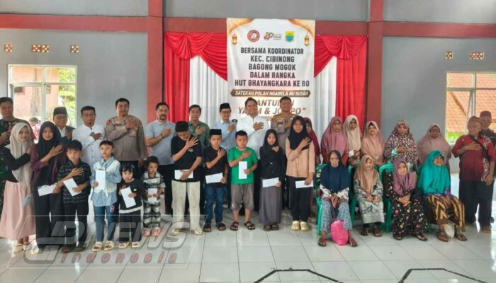 Peringati HUT Bhayangkara ke-80, Bagong Mogok, Polres, dan Pemkab Cianjur Salurkan Bantuan Sosial untuk Warga