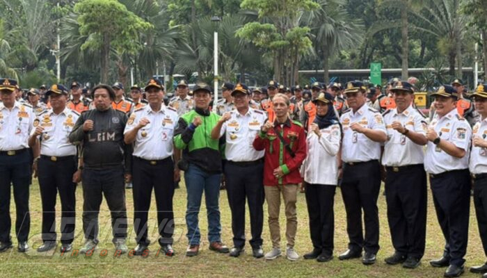 Dishub DKI Gelar Apel Bersama Ojol di Balai Kota, Tekankan Penertiban Parkir Secara Humanis