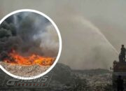 TPA Jatiwaringin Masih Terbakar, Asap Tebal Selimuti Kawasan Tangerang