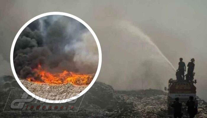 TPA Jatiwaringin Masih Terbakar, Asap Tebal Selimuti Kawasan Tangerang