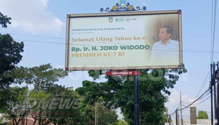 Polemik Baliho Ulang Tahun Jokowi Berbuntut Panjang, Wali Kota Solo Dilaporkan ke Kejaksaan