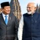 Prabowo Dampingi Modi Resmikan Proyek Konservasi Candi Prambanan