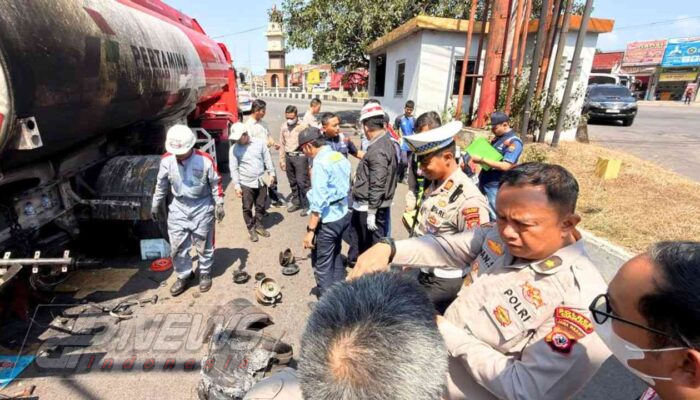 Ram Check Truk Tangki Pertamina di Cianjur, Polisi Dalami Penyebab Kebakaran di Jalan Sukabumi
