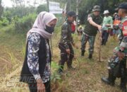 Sambut HUT Ke-349 Cianjur, Satgas Citarum Harum dan Ratusan Warga Bersihkan Lapangan di Bantaran Sungai Cisokan
