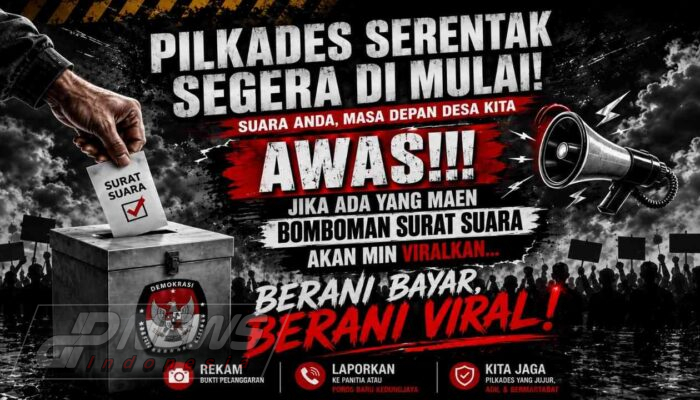Poster Ajakan Kawal Pilkades Serentak Kabupaten Bekasi Ramai di Media Sosial, Warga Diajak Awasi Dugaan Pelanggaran