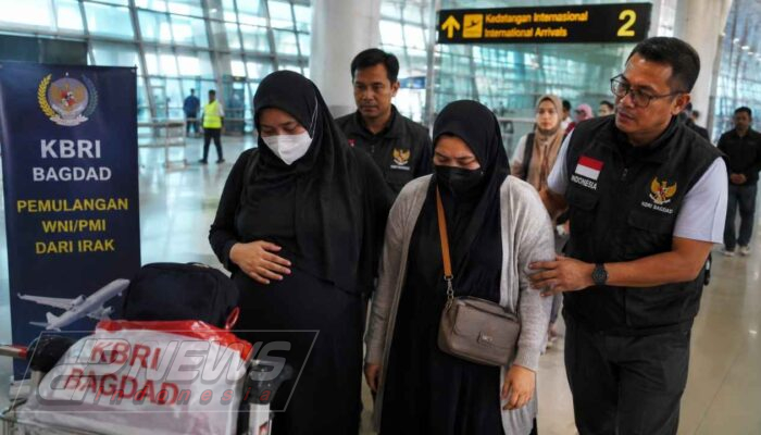 Dua PMI Nonprosedural Dipulangkan dari Irak, Satu Korban Pulang ke Indonesia dalam Kondisi Hamil Tua