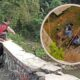 Pengendara Motor Terjun ke Sungai Sedalam 50 Meter di Jembatan Parung Bedil Cianjur, Satu Korban Kritis