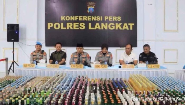 Polres Langkat Bongkar Premanisme, Miras, Judi hingga Kasus 3C dalam Operasi Pekat Toba 2026