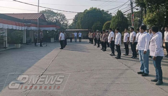 Apel Pagi Polsek Cikarang Utara, Personel Diminta Tingkatkan Kesiapsiagaan dan Profesionalisme