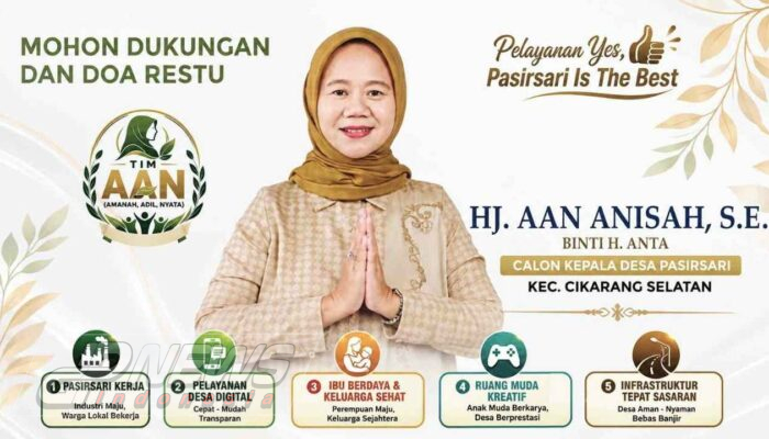 Hj. Aan Anisah Resmi Mendaftar Calon Kades Pasirsari, Usung Program Digitalisasi dan Pemberdayaan Warga