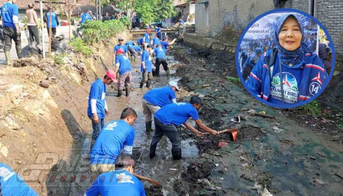 Demokrat Cianjur Gelar Gerakan Langit Biru, Bersihkan Sungai dan Dorong Lomba Sungai Terbersih