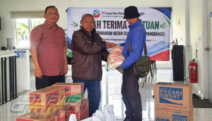 Pasca Kebakaran TNGGP, DMGP Salurkan Bantuan Logistik untuk Dukung Pemulihan Kawasan Konservasi