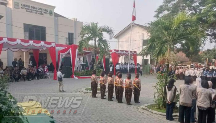 Kades Cipayung Pimpin Upacara HUT ke-81 RI, Ajak Warga Perkuat Persatuan