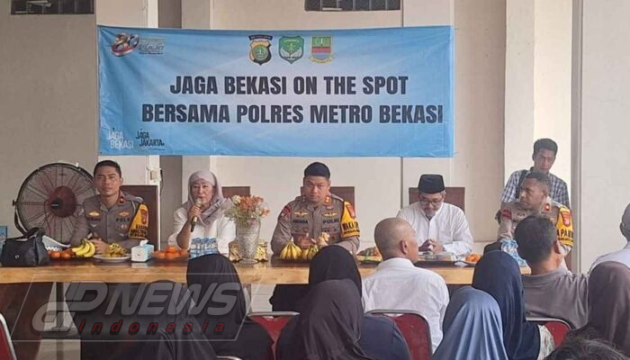Polres Metro Bekasi dan Polsek Cikarang Utara Gelar “Jaga Bekasi On The Spot”, Fokus Keamanan, Narkoba, dan Lingkungan