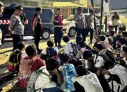 Polsek Cikarang Utara Gagalkan Tawuran, Puluhan Remaja Diamankan