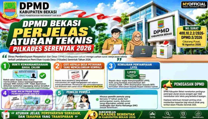 DPMD Bekasi Perjelas Aturan Teknis Pilkades Serentak 2026
