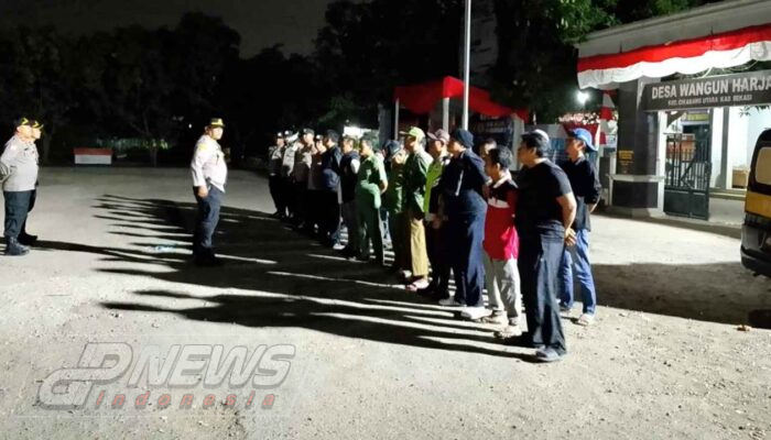 Polsek Cikarang Utara Gelar Operasi Kejahatan Jalanan dan Patroli Biru Antisipasi 3C