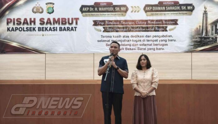 Pisah Sambut Kapolsek Bekasi Barat, Sinergitas Jaga Kamtibmas Jadi Prioritas