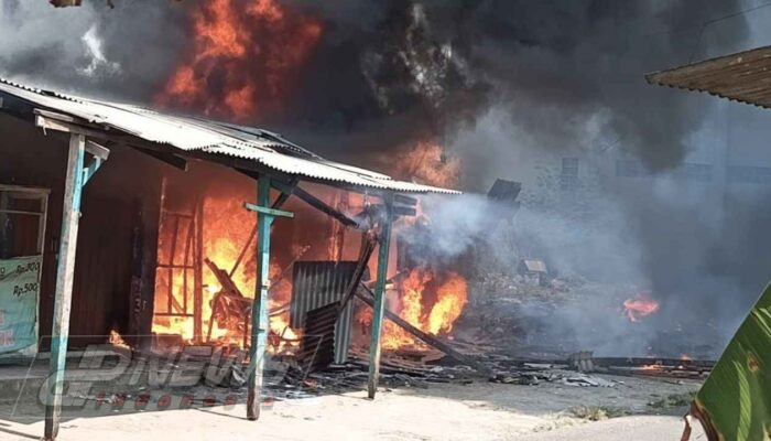 Bengkel di Sukaluyu Cianjur Ludes Terbakar, Diduga Dipicu Korsleting Listrik