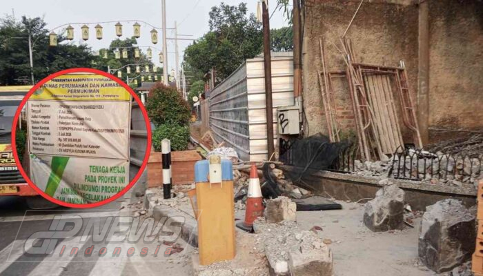 Proyek Pemeliharaan Gapura Kota Purwakarta Rp 587 Juta Disorot, Warga Pertanyakan Kualitas Pengerjaan