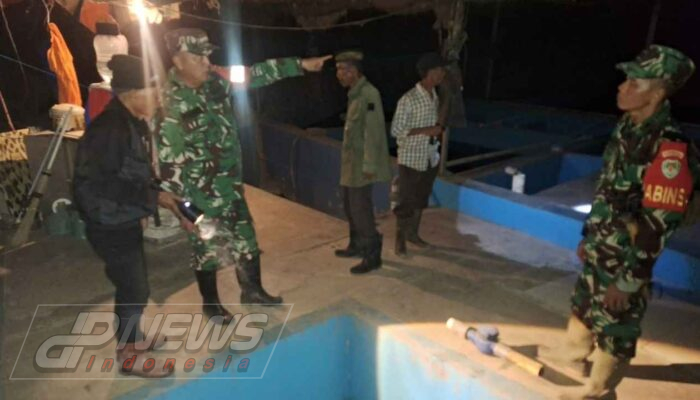Satgas Citarum Harum Sektor 6 Patroli Malam, Cek IPAL PT QL Agrofood Pastikan Tak Cemari Sungai Citarum