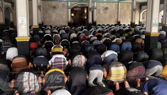 Lapas Cianjur Gelar Shalat Istisqa, Petugas dan WBP Berdoa Memohon Turunnya Hujan