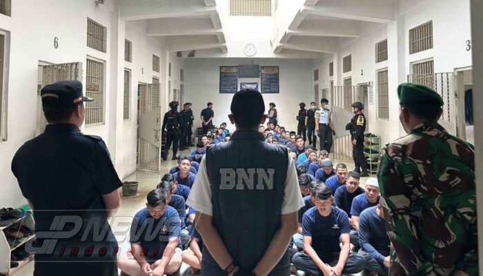 Razia Gabungan di Lapas Cianjur, 50 WBP Jalani Tes Urine dan Hasilnya Negatif