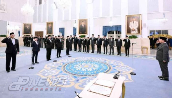 Prabowo Lakukan Reshuffle Ketujuh Kabinet Merah Putih, 18 Pejabat Dilantik Termasuk Kapolri Baru