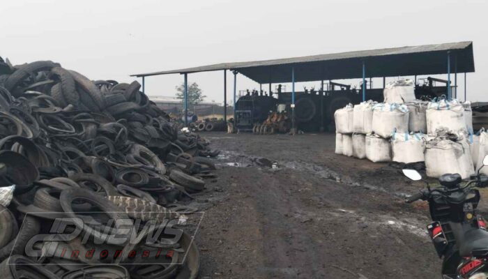 Pabrik Pengolahan Ban Bekas di Sukaluyu Dikeluhkan Warga, Bau Menyengat Picu Protes