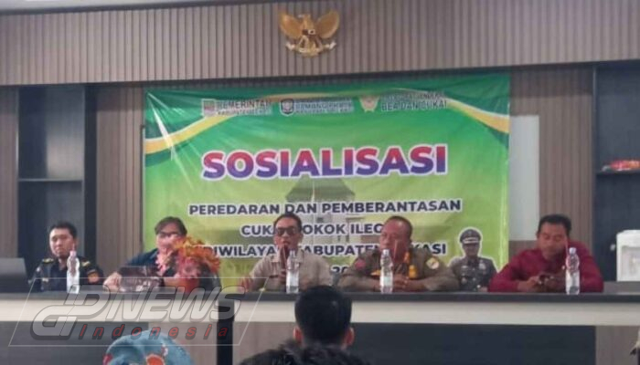 Satpol PP dan Bea Cukai Gencarkan Sosialisasi Gempur Rokok Ilegal di Karang Bahagia