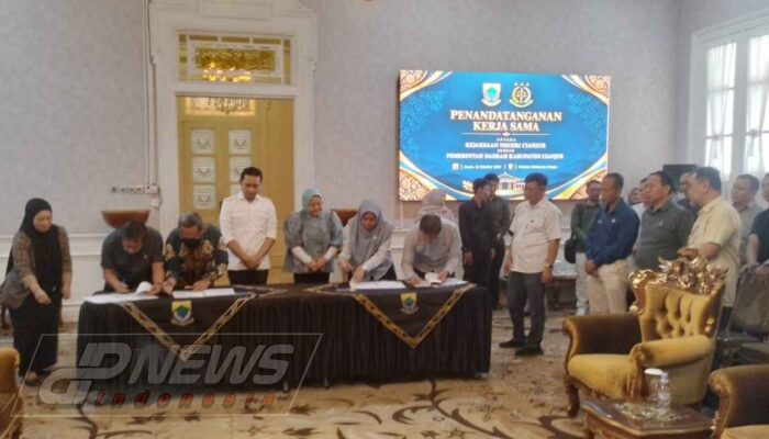 Kejari dan Pemkab Cianjur Teken MoU, Perkuat Pendampingan Hukum Seluruh OPD